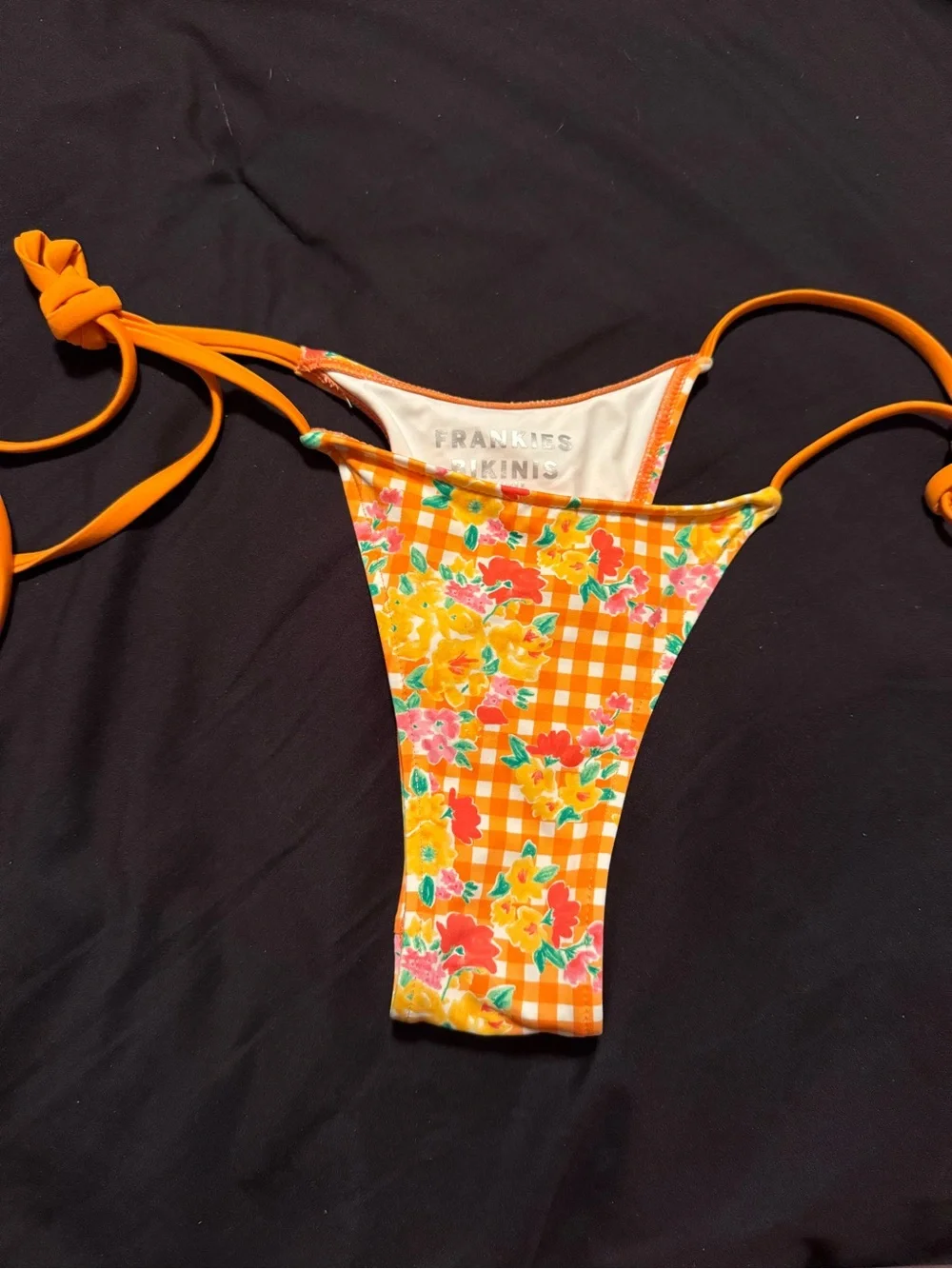 Frankie’s Bikinis Divine Floral Skimpy Bikini Bottom